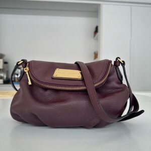 💜 Marc Jacobs Mini Messenger Crossbody Bag Purple – Like New 💜